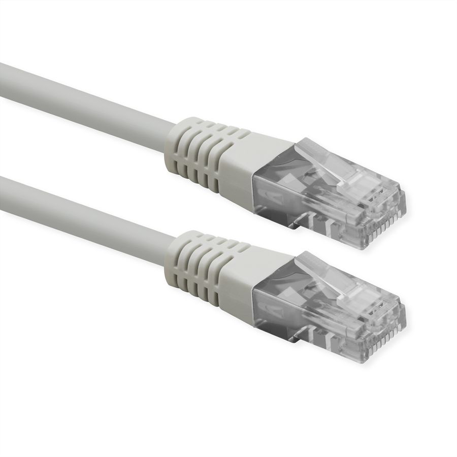 ROLINE Patchkabel Cat.6 (Class E), UTP, PoE, weiß, 5 m