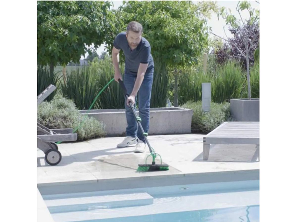 Hammersmith AquaClean Deluxe Teleskop-Wasserbesen    , Multifunktionales Reinigungsgerät mit Teleskopstiel (bis ca. 3,6 m)