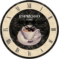 TechnoLine Wanduhr WT1015 COFFEE