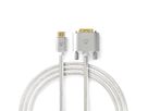 Nedis DVI zu HDMI, ST/ST, silber, 2 m