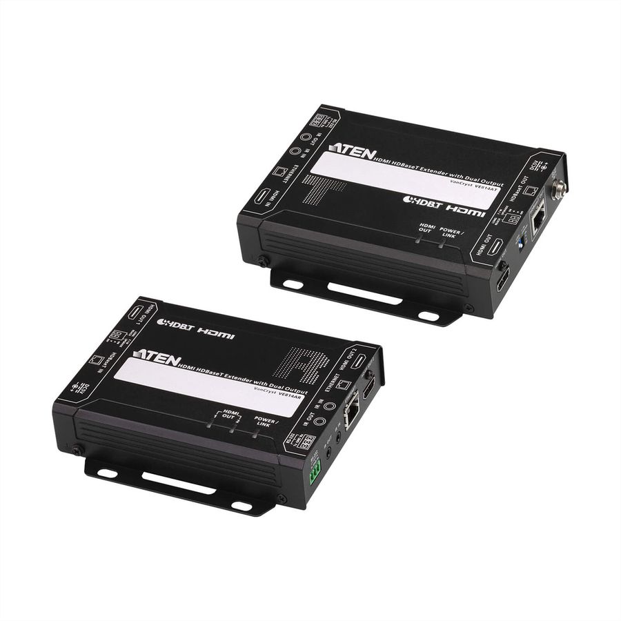 ATEN VE814A HDMI Extender, Dual Display, 4k bei 100m