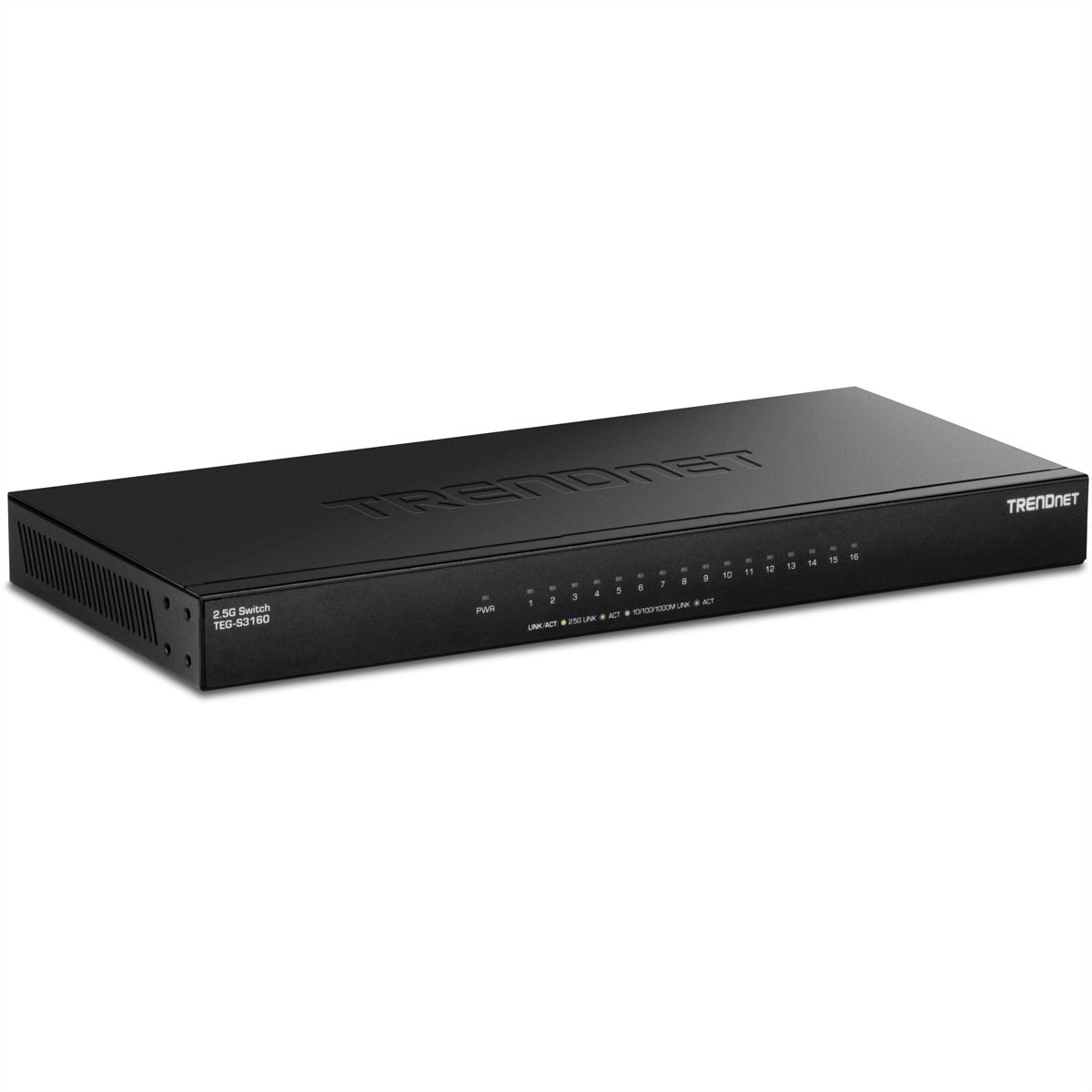 TRENDnet TEG-S3160 16-Port 2.5G Switch Unmanaged Desktop