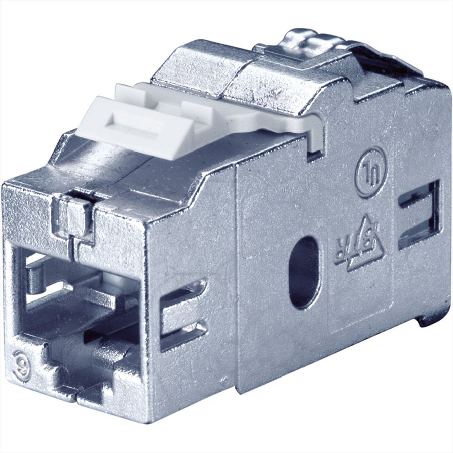 BACHMANN Keystone CAT6 STP Coupleur RJ45 blindé, argent