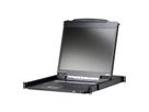 ATEN CL3000N KVM-Konsole, 48cm LCD, VGA, PS/2-USB, USB Port, CH-Layout