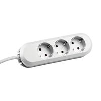 BACHMANN SMART Bâti de prises 3x contact de protection, blanc, 3 m