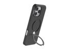 Torras Ostand 360° Spin Fusion Hülle, iPhone 16 pro Max, MagSafe, schwarz
