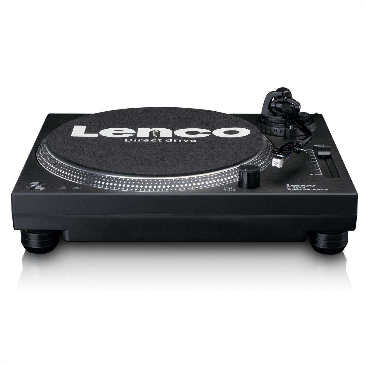 Platine vinyle Lenco L-3818BK, Noir