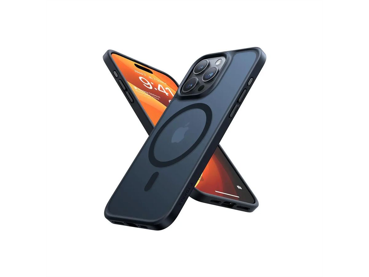 Torras étui portable Guardian iPhone 15 pro, MagSafe, noir