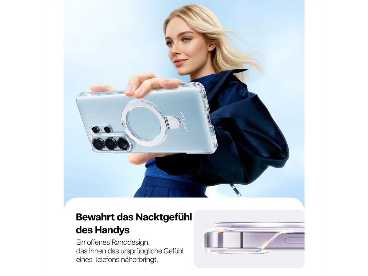 Torras Ostand Slim Case, S26 Ultra, transparent