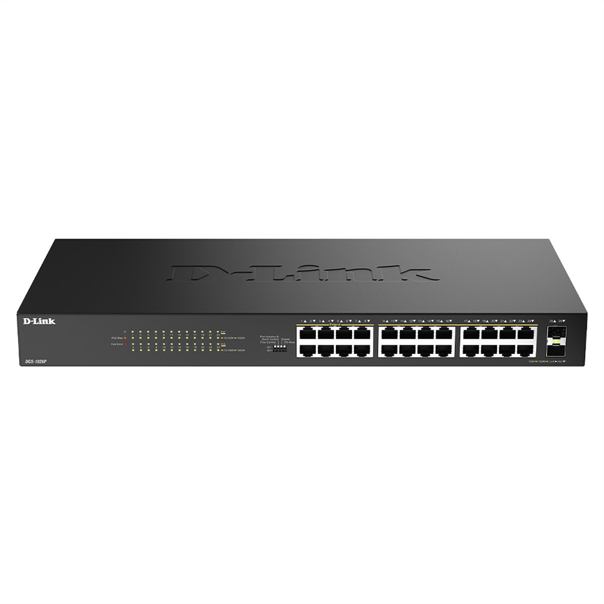 D-Link DGS-1026P/E Switch Gigabit 26 ports PoE+, Layer2