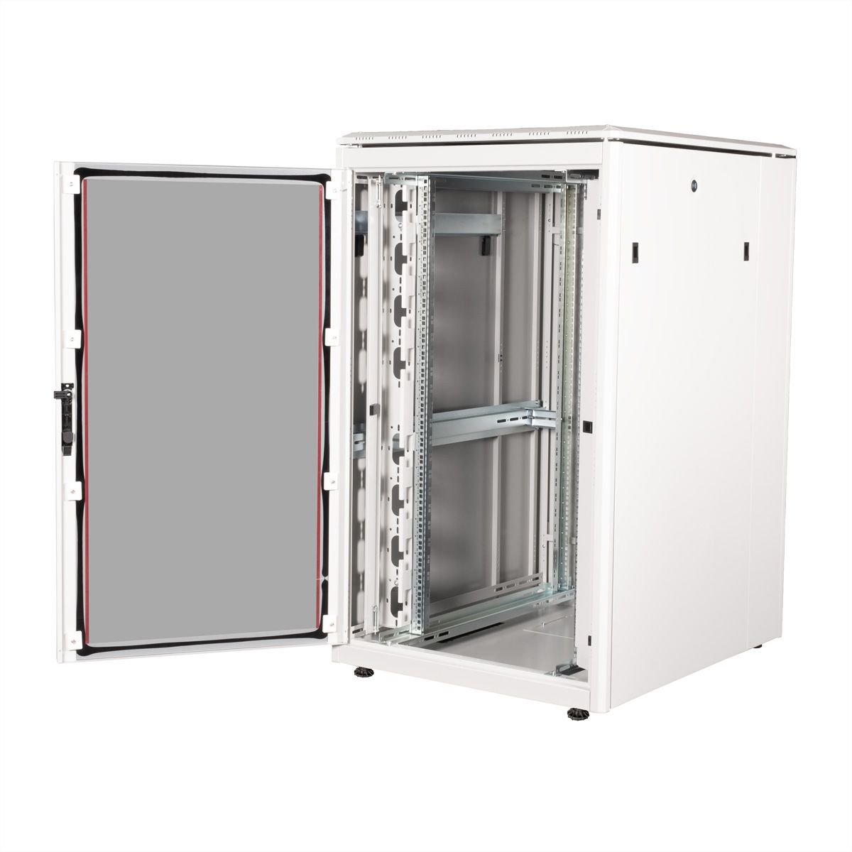 ROLINE 19-Zoll Netzwerkschrank Pro 26 HE, 800x1000 BxT Glastür grau