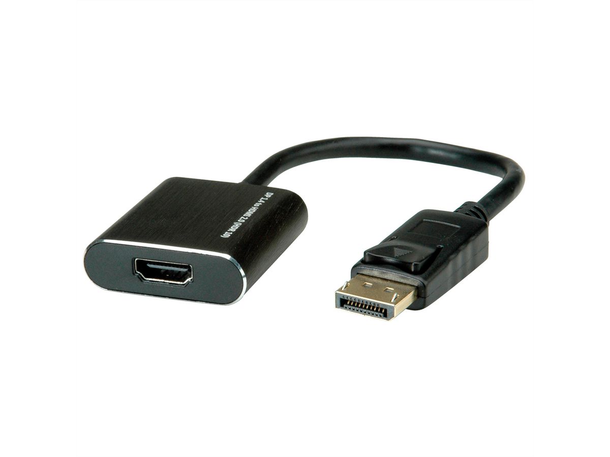 ROLINE DisplayPort-HDMI Adapter, v1.4, HDR 10, DP ST-HDMI BU, Aktiv