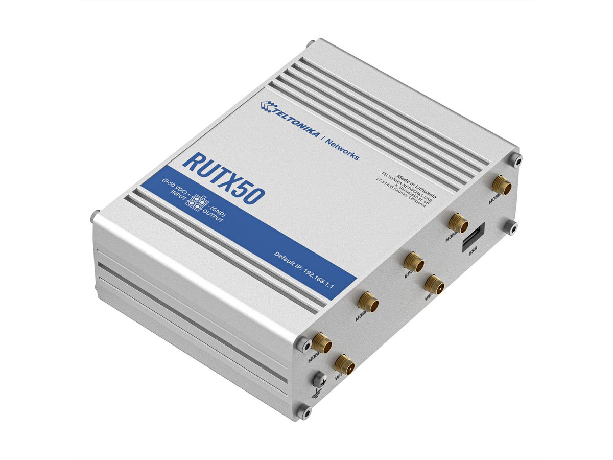 TELTONIKA RUTX50 5G/4G/LTE Routeur industriel