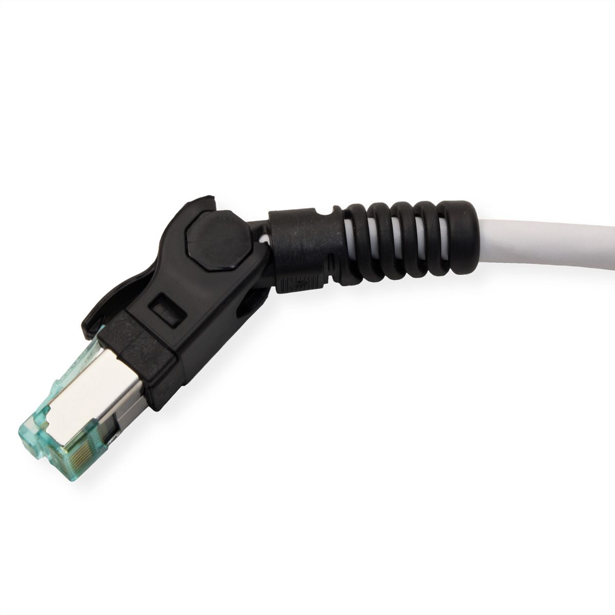 EasyLan VarioBoot Patchkabel Cat.6A, S/FTP, grau, 2 m