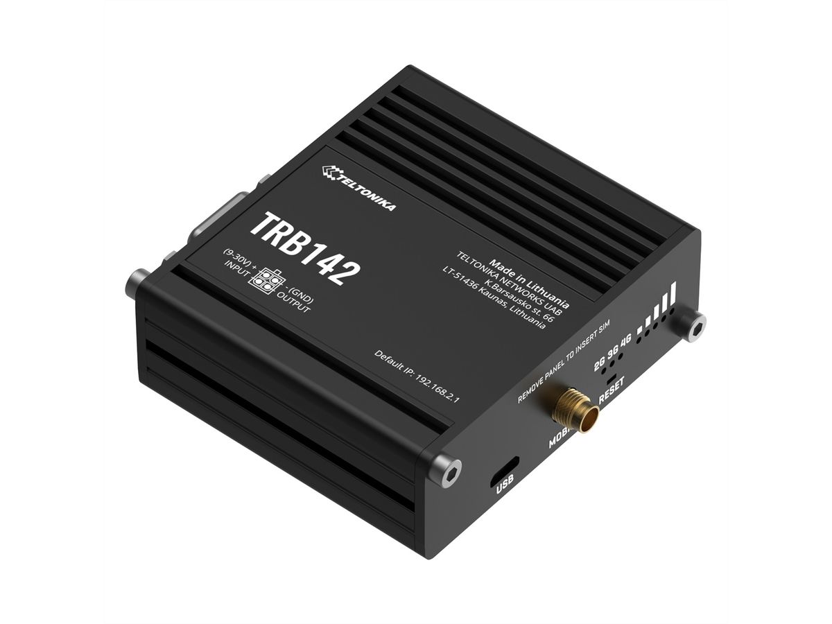 TELTONIKA TRB142 LTE/4G RS232 Industrie Gateway