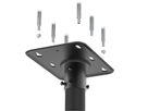 Hagor Deckenflansch CPS - ceiling plate with cover, schwarz