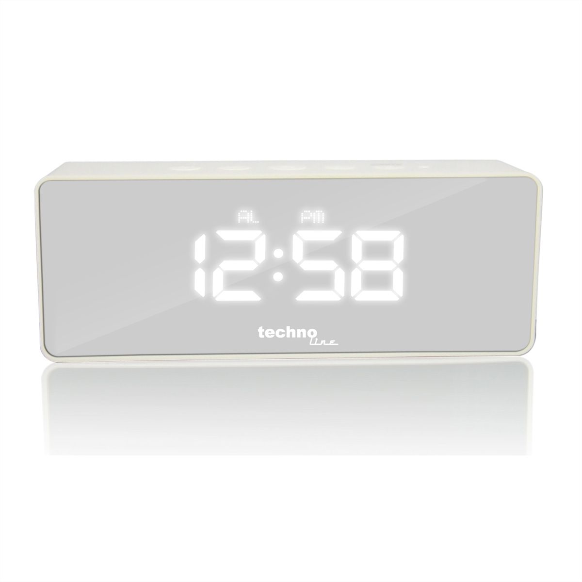 TechnoLine réveil WT475 numérique, blanc