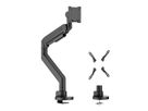 ROLINE Bras LCD standard, fixation sur bureau, charge maximale de 27 kg, <144,8cm (57")