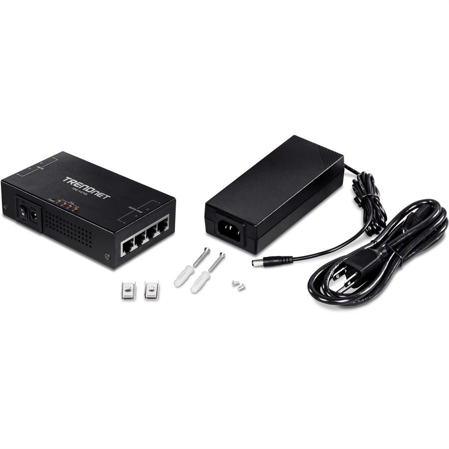 TRENDnet TPE-147GI Injecteur PoE+ Gigabit 65W à 4 ports