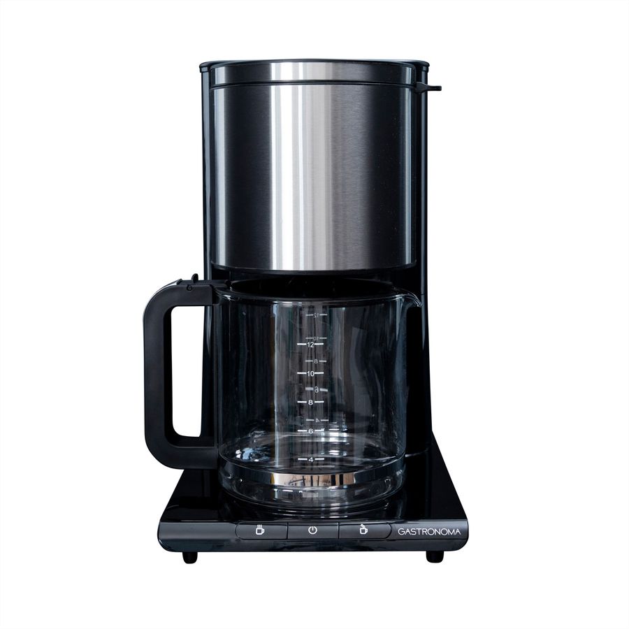Gastronoma Machine à café 18100003, 1.5L, noir/argent, 1050W