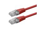 ROLINE Cordon Cat.6 (Classe E), UTP, PoE, rouge, 2 m