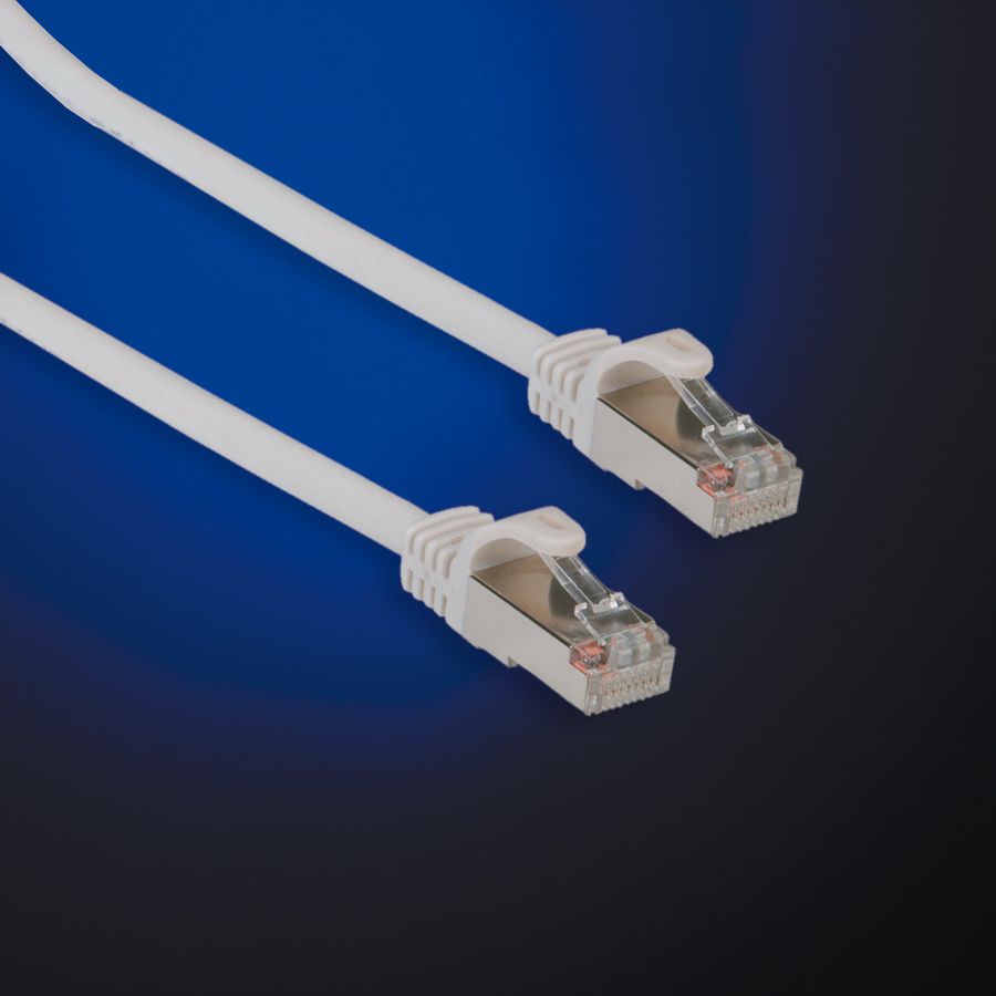 Cordon VALUE Cat.6 (Classe E) S/FTP LSOH, gris, 2 m