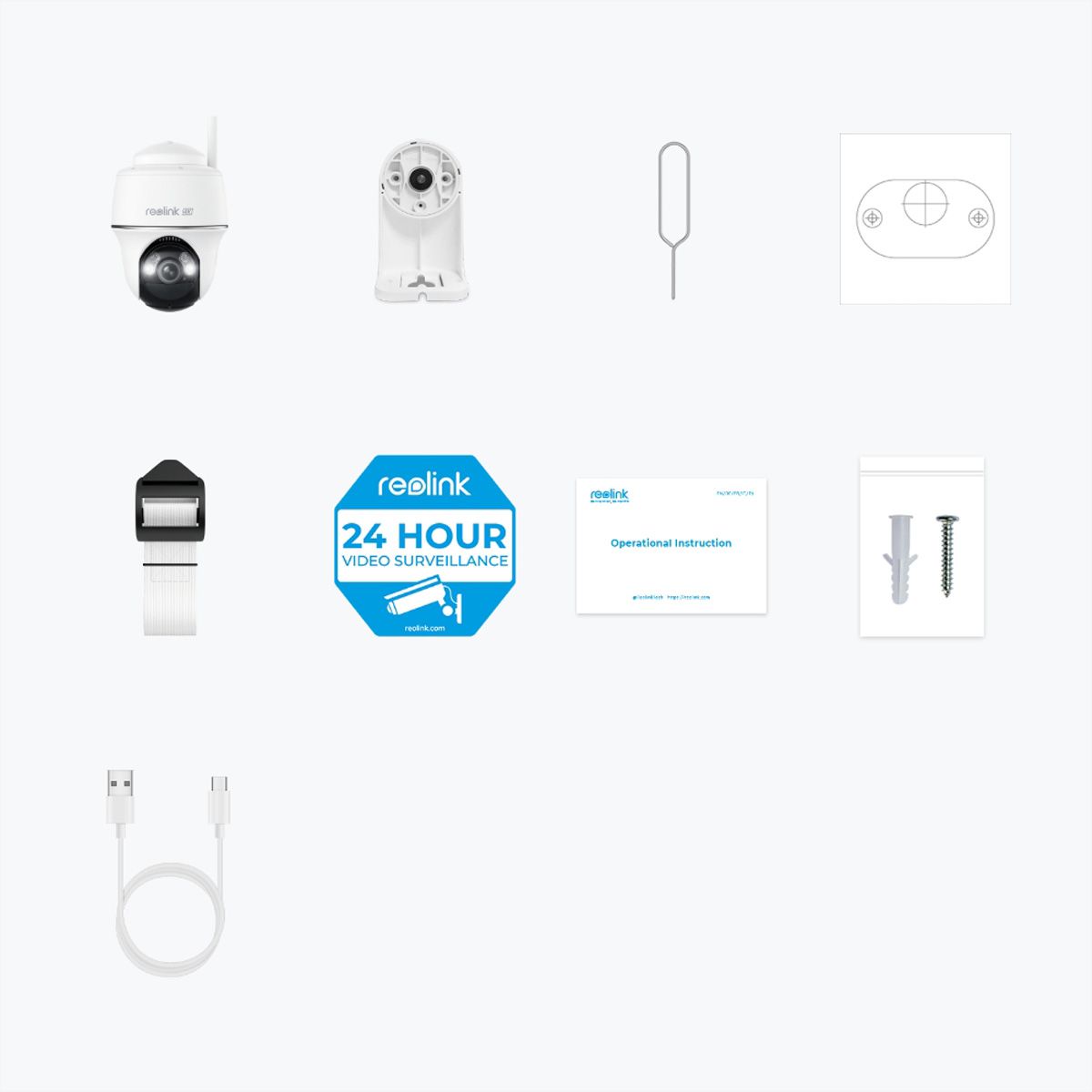 Reolink B440 Outdoor PT-Camera, 8 MP, 90°, IR-LED 10m, WiFi
