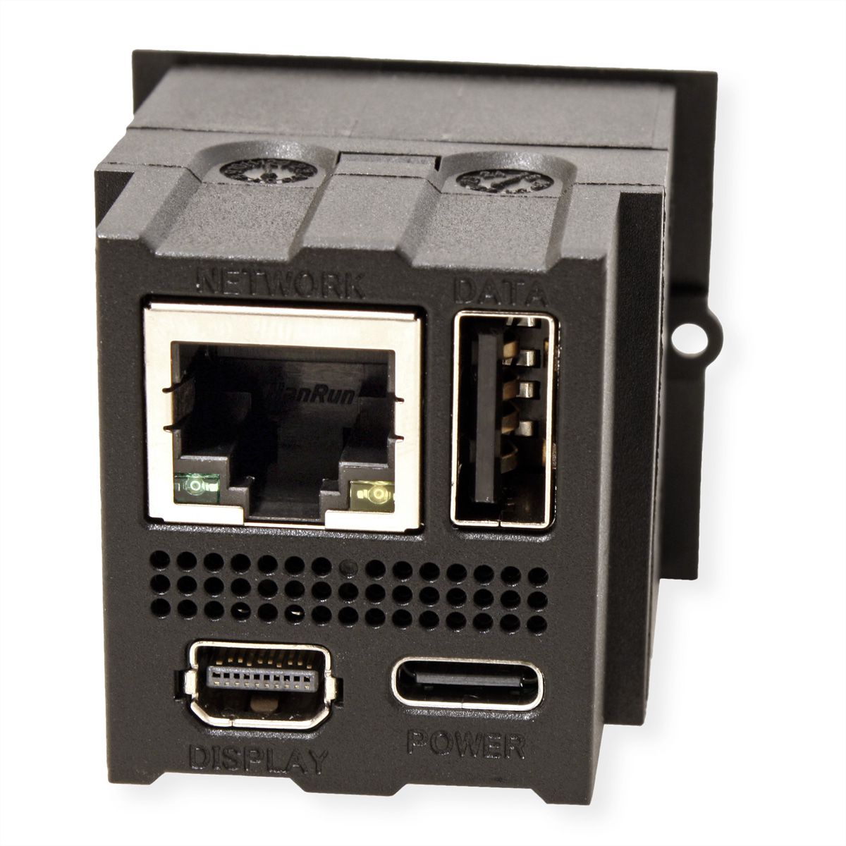 BACHMANN Module Replicateur de port, 2x USB, RJ45, Mini DisplayPort, USB-C