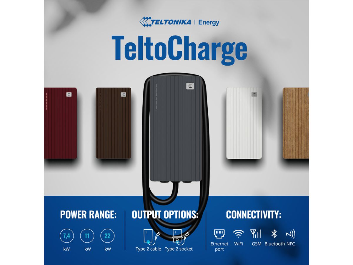 TeltoCharge EVC100 7,4kW 1P Type 2 ohne Kabel