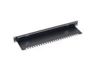 VALUE Passe-câbles 19" de 1U, avec brosse, avec plaque porte-câbles, noir