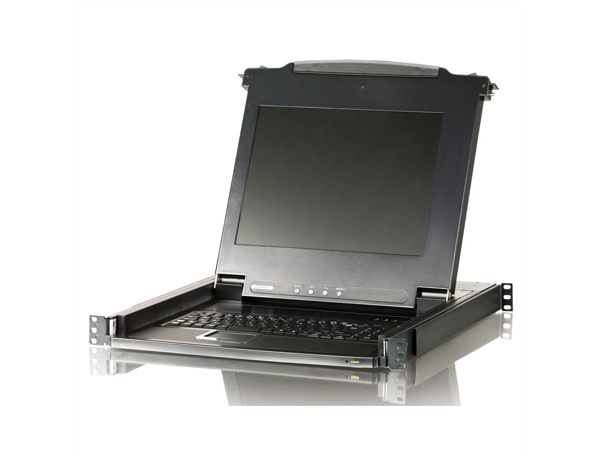 ATEN CL1000M KVM-Konsole, 43cm LCD, VGA, PS/2, CH-Layout