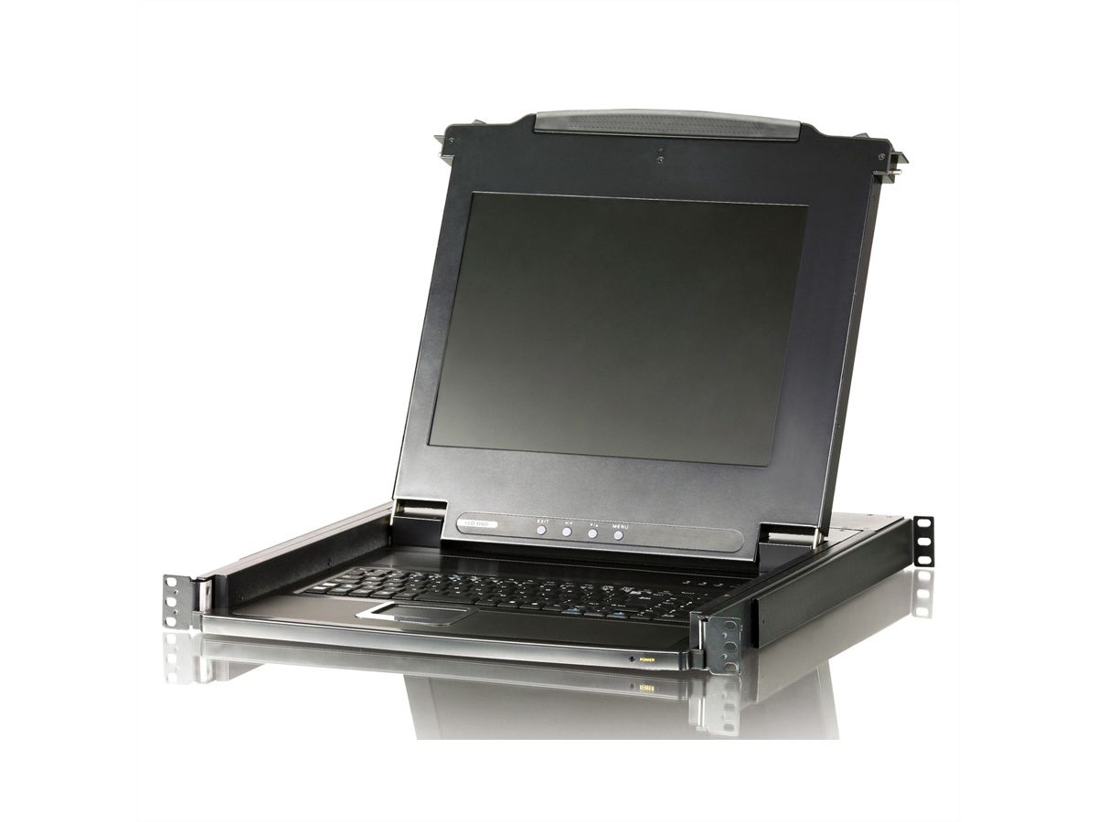 ATEN CL1000M Console KVM, LCD 43cm, VGA, PS/2, clavier F