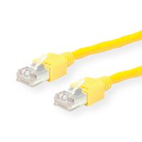 Cordon KERPEN Cat.5e (Classe D) D1-20 SF/U, croisé, jaune, 1 m