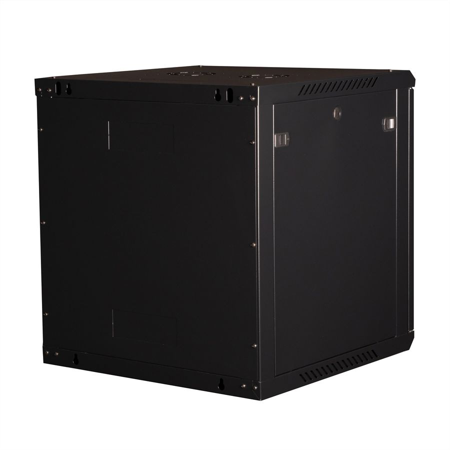 VALUE 19-Zoll Wandgehäuse 12HE, 600x600mm schwarz, Bausatz