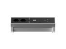 BACHMANN DESK2 2xCH 90° 1xUSB C/C 100W, L=0,2m INOX