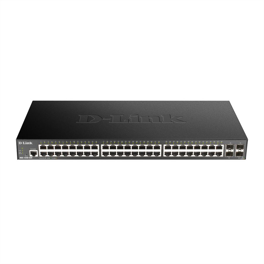 D-Link DGS-1250-52X Gigabit Switch 52-Port Smart Managed 4x 10G