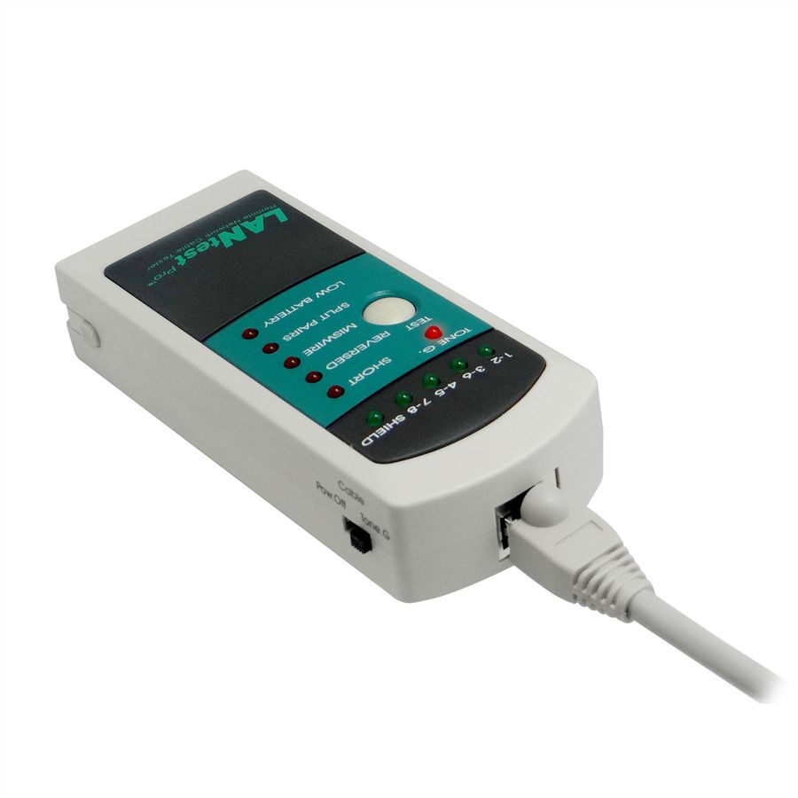 HOBBES LANtest Pro Kit Testeur réseau / câbles avec 4 unités Remote