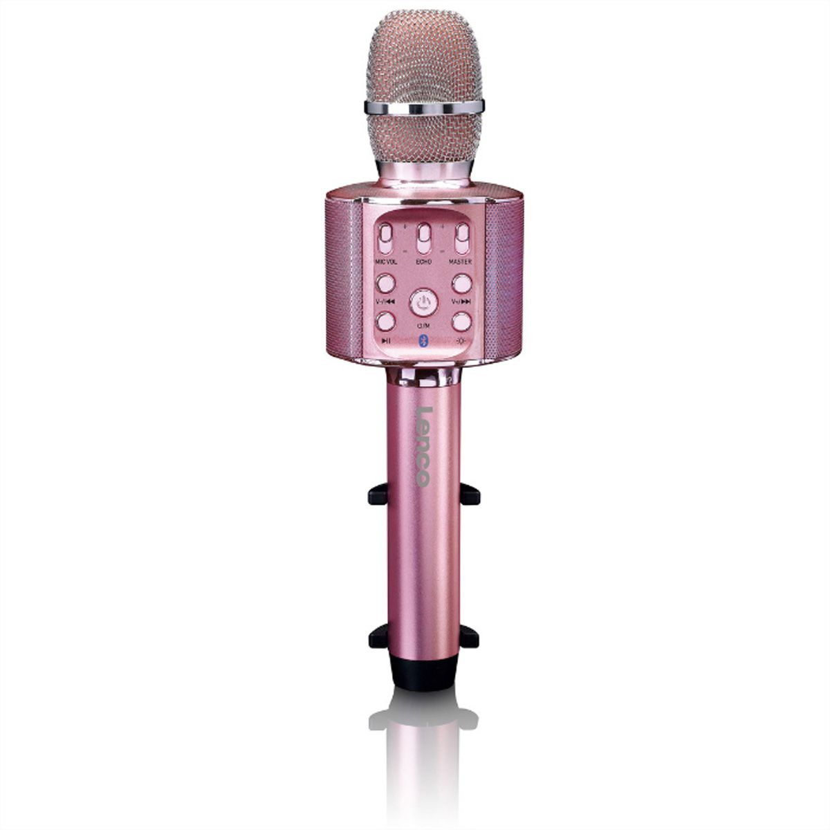 Lenco Microphone Karaoké BMC-090, Or rose