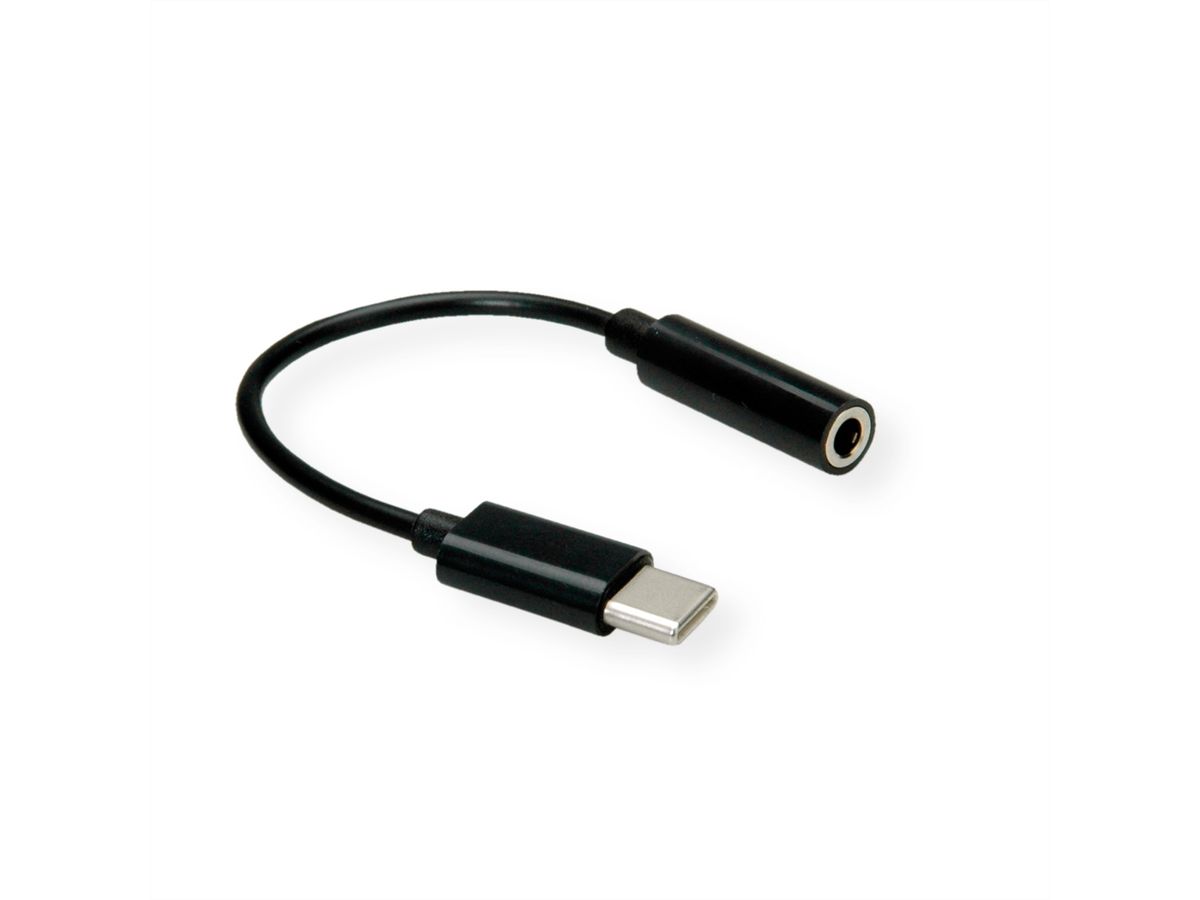 VALUE Adapter USB Typ C - 3,5mm Audio, ST/BU, 0,13 m