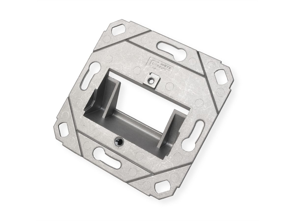 METZ CONNECT Keystone boîtier de raccordement montage en saillie 2 ports non équipé blanc pur