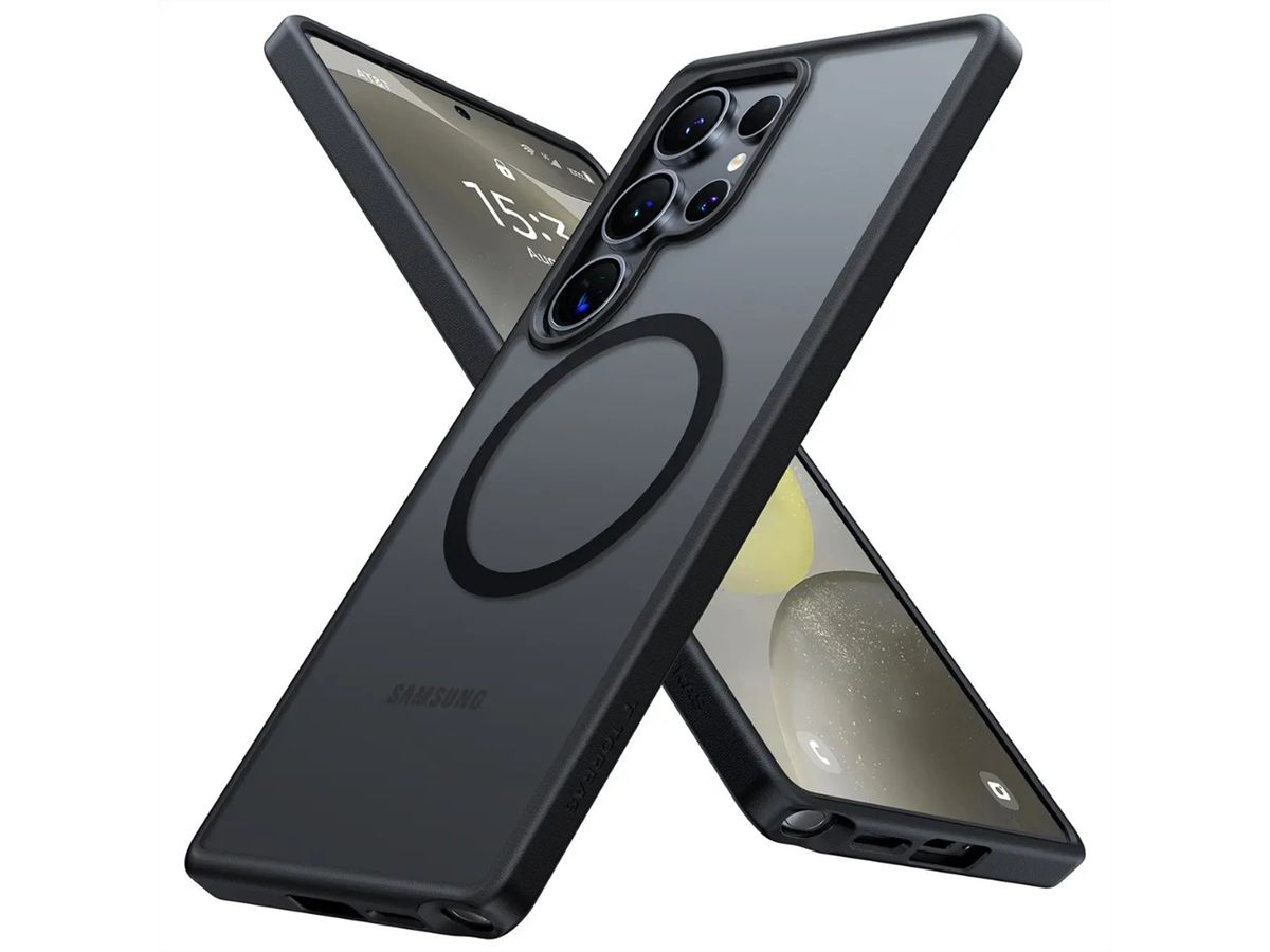 Torras Guardian Case, Samsung S25 Ultra, MagSafe, noir, noir