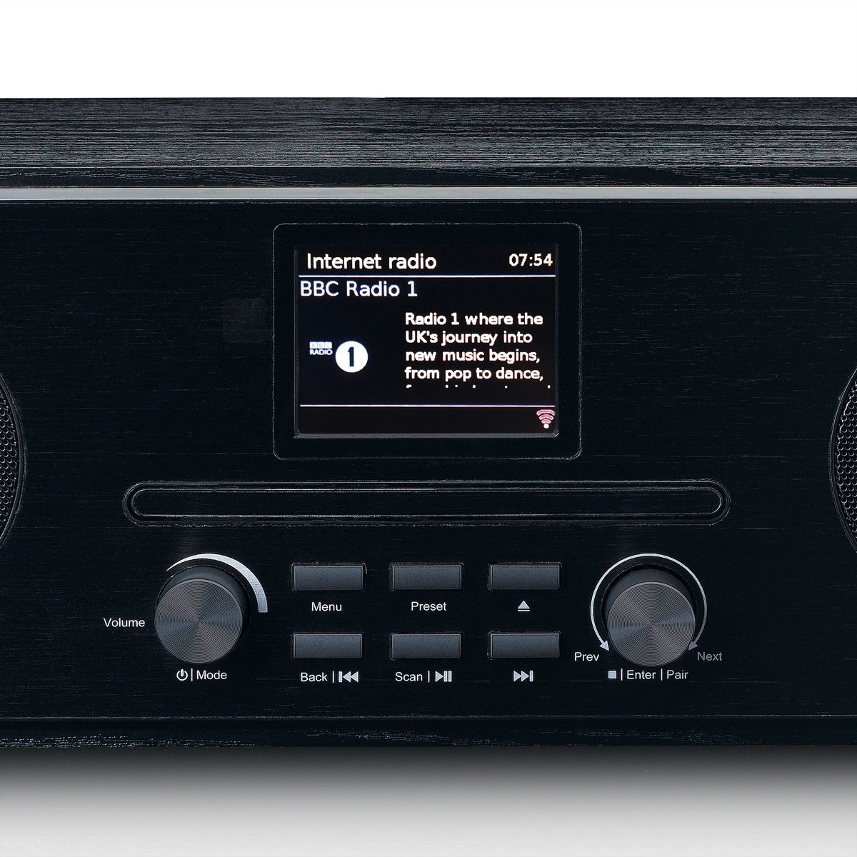 Lenco DAB+ Radio PDR-036WH, noir