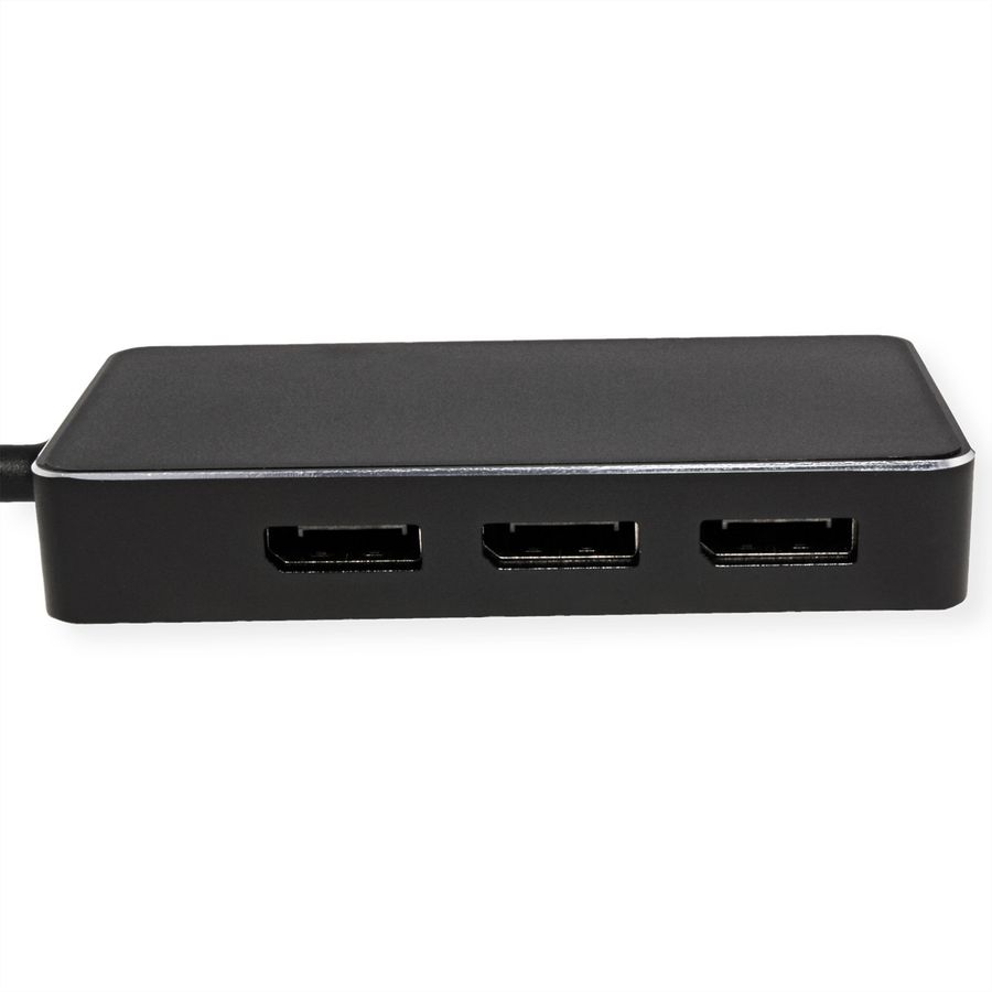 VALUE Adaptateur USB type C - 3x DP, Multi-Stream 4K