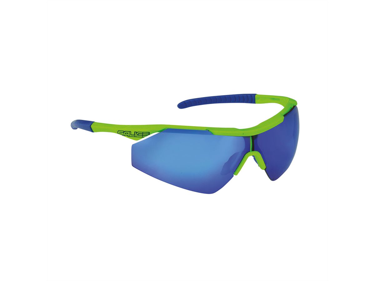 Salice Occhiali Sportbrille 004RW, Flo Green / RW Blue