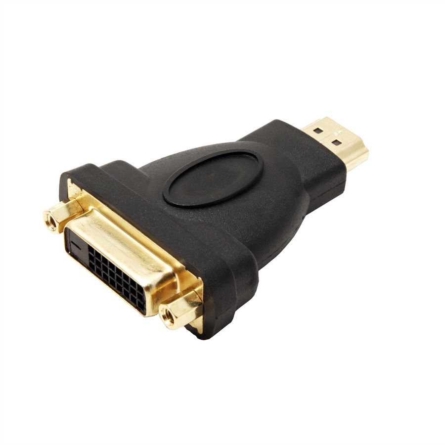 ROLINE Adaptateur HDMI-DVI, HDMI M / DVI-D F