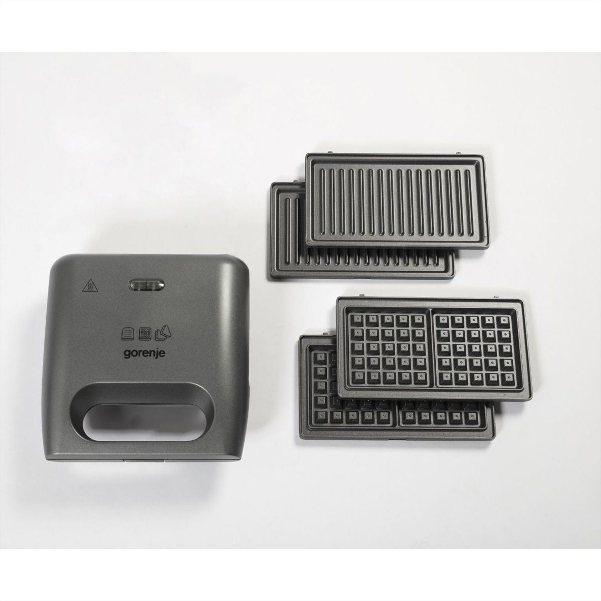 Gorenje Sandwichmaker SM703GCG, 700W, silber