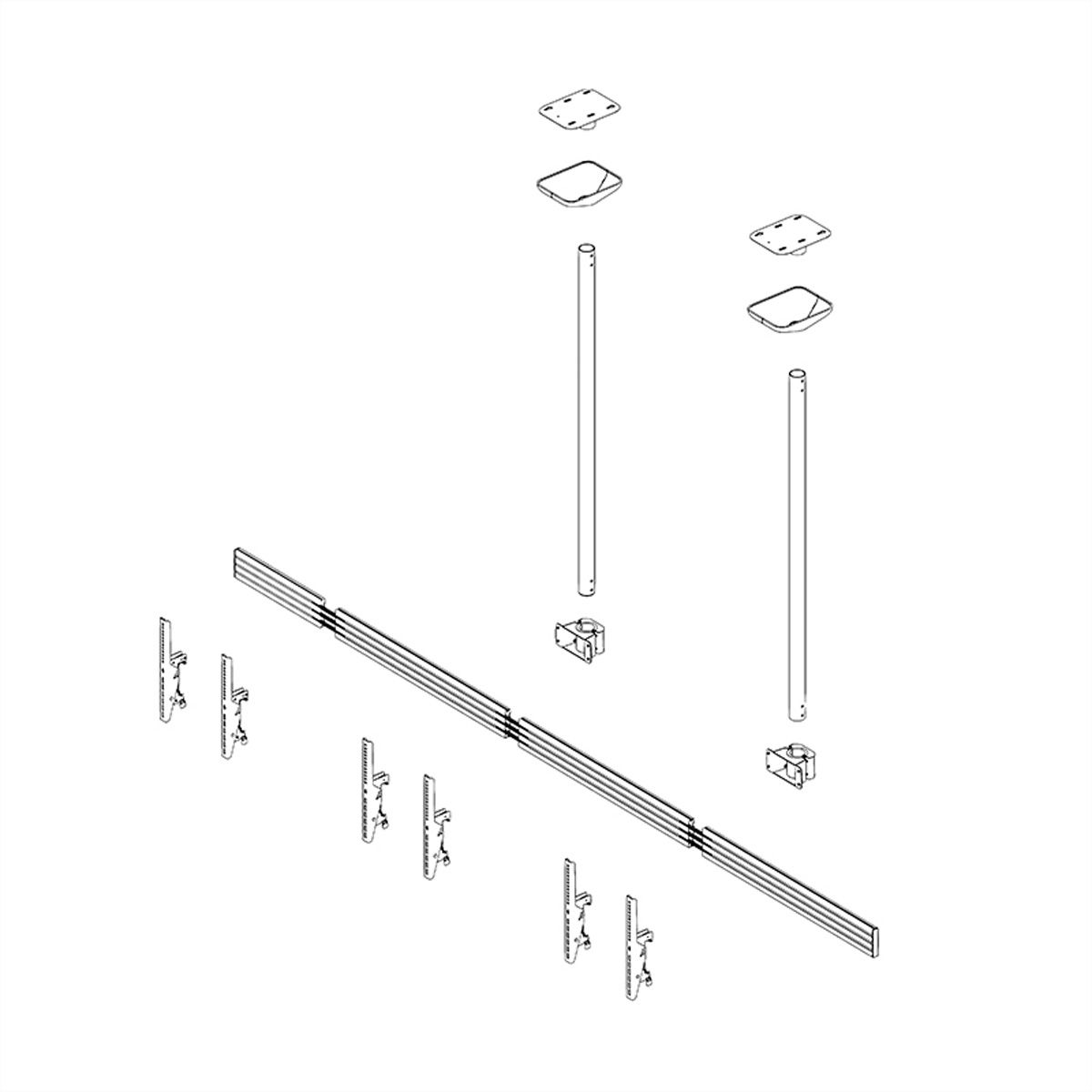 Hagor Deckenhalterung CPS D3L 46-65"