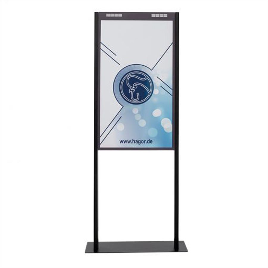 Hagor Floormount OM46N-D, displayspezifisches Bodenmontagesystem für Samsung OM46N-D