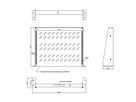 VALUE Etagère 2UH extractible, 404 x 350 mm, 30 kg