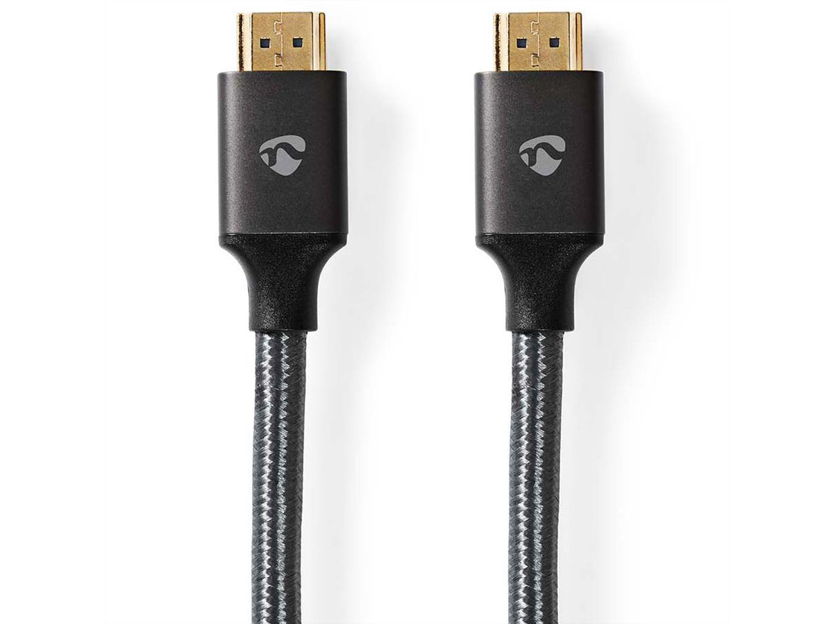 Nedis 8K HDMI Ultra HD Kabel, ST/ST, grau, 3m